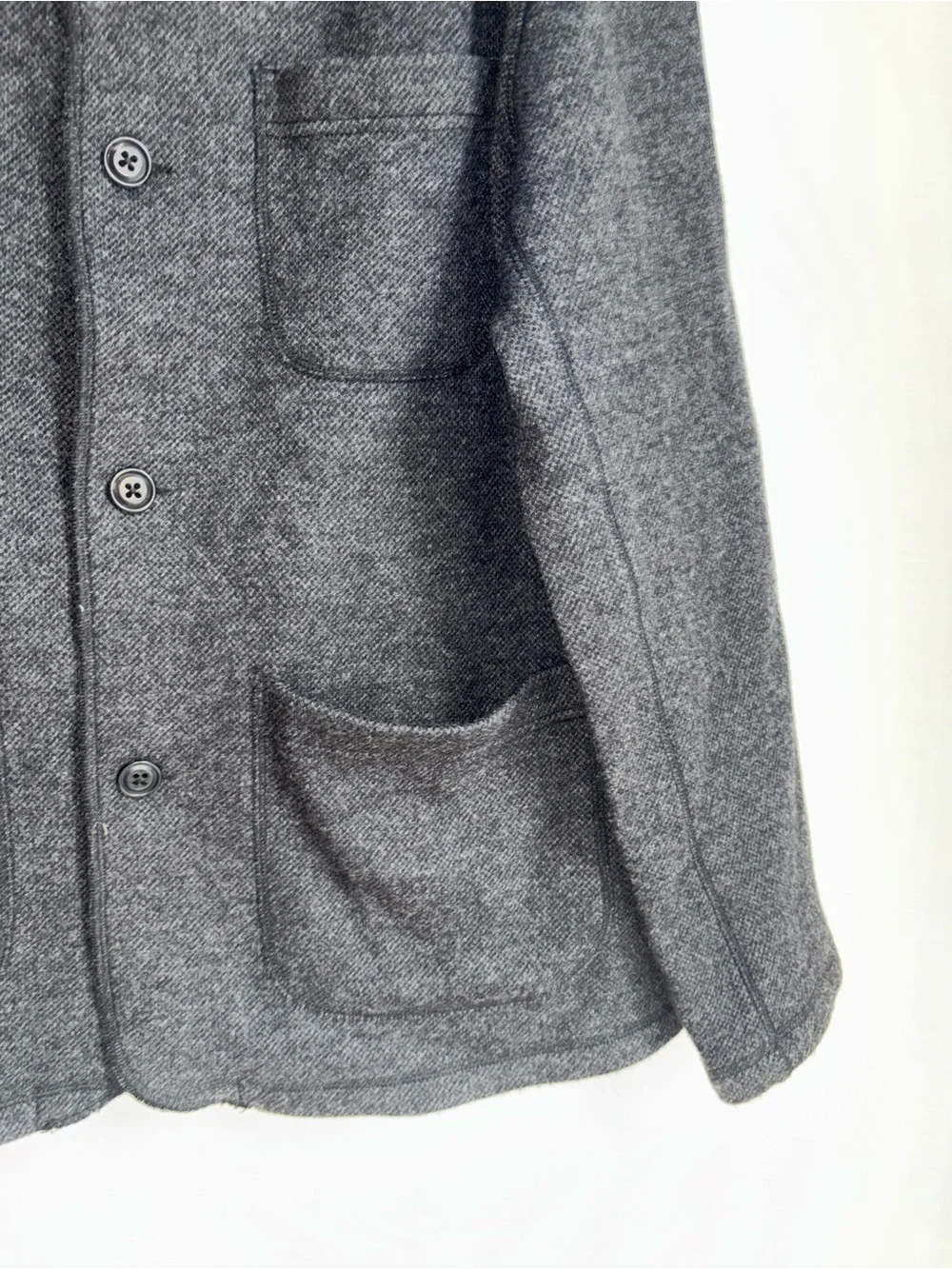 Taylor Stitch The Evans Blazer Charcoal Birdseye Wool Blend Men's Size 42